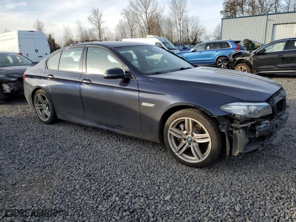 2015 BMW 5 Series 535i xDrive with VIN WBA5B3C53FD540384, listed as a Copart auction lot 44807735 with 106,707 mi miles and Salvage Title. Bid and sale history available at carsss.com. Image 4.