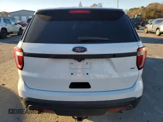 2016 Ford Utility Police Interceptor with VIN 1FM5K8AR4GGC94883, listed as a Copart auction lot 83834224 with 117,539 mi miles and Salvage Title. Bid and sale history available at carsss.com. Image 6.