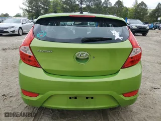 2013 Hyundai Accent SE with VIN KMHCU5AE4DU075108, listed as a Copart auction lot 52213195 with 194,266 mi miles and Clean Title. Bid and sale history available at carsss.com. Image 6.