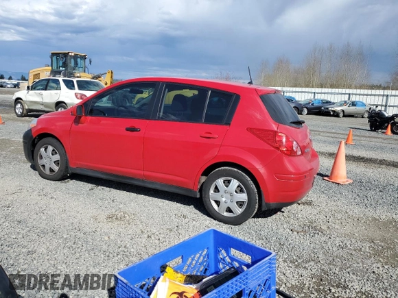 2008 Nissan Versa 1.8 S with VIN 3N1BC13E28L378254, listed as a Copart auction lot 50840685 with 140,571 mi miles and Salvage Title. Bid and sale history available at carsss.com. Image 2.
