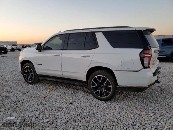 2023 Chevrolet Tahoe RST with VIN 1GNSKRKD1PR297784, listed as a Copart auction lot 85862884 with 62,033 mi miles and Salvage Title. Bid and sale history available at carsss.com. Image 2.