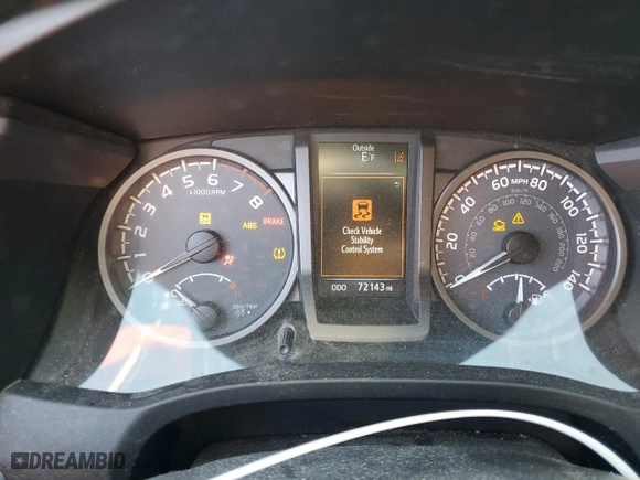 2018 Toyota Tacoma SR with VIN 3TMCZ5ANXJM168172, listed as a Copart auction lot 46410095 with 72,143 mi miles and Salvage Title. Bid and sale history available at carsss.com. Image 9.