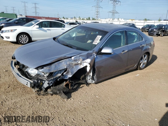 2011 Acura TSX with VIN JH4CU2F68BC000627, listed as a Copart auction lot 62709615 with 126,238 mi miles and Salvage title. Bid and sale history available at DreamBid. Image 1.