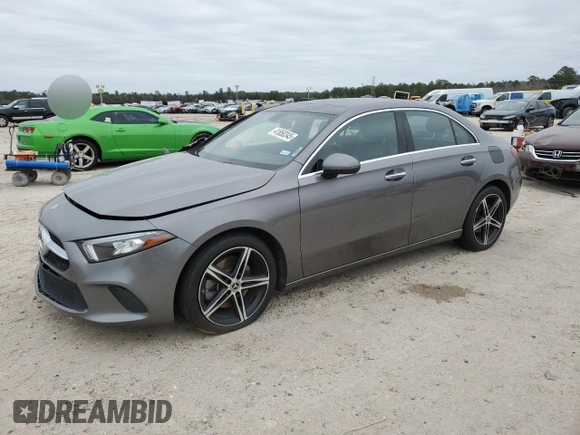 2022 Mercedes-Benz A 220 with VIN W1K3G4EB0NJ363576, listed as a Copart auction lot 41850345 with 109,187 mi miles and Salvage Title. Bid and sale history available at DreamBid. Image 1.