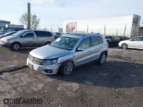 2013 Volkswagen Tiguan S with VIN WVGAV3AX0DW572915, listed as a IAAI auction lot 41937763 with 65,136 mi miles and . Bid and sale history available at DreamBid. Image 17.