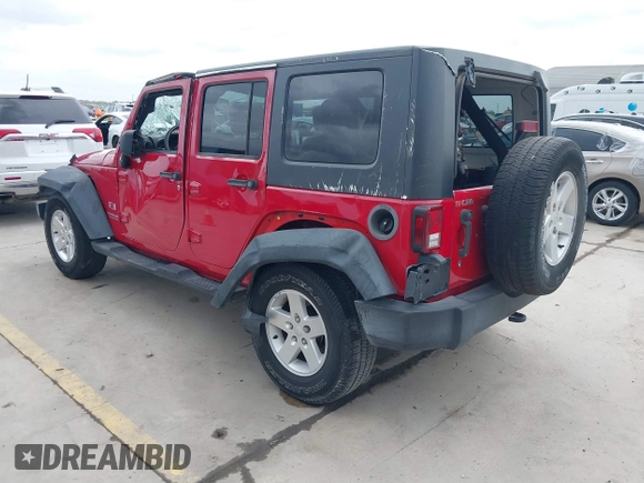 2007 Jeep Wrangler Unlimited X with VIN 1J4GB39157L108803, listed as a IAAI auction lot 41894435 with 46,654 mi miles and . Bid and sale history available at DreamBid. Image 3.