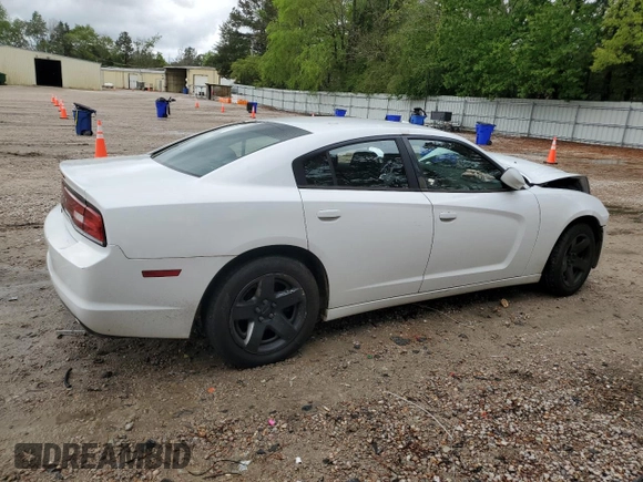 2012 Dodge Charger Police z VIN 2C3CDXAG3CH205208, wystawiony jako Copart lot #52694165 z przebiegiem 131 236 mil mil oraz Szkoda całkowita • Salvage title. Historia ofert i sprzedaży dostępna na DreamBid. Obrazek 3.