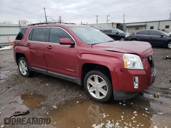 2012 GMC Terrain SLT-1 with VIN 2GKALUEK0C6241425, listed as a Copart auction lot 47855355 with 217,881 mi miles and Salvage Title. Bid and sale history available at carsss.com. Image 4.