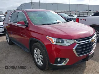2018 Chevrolet Traverse LT Cloth with VIN 1GNERGKW1JJ137568, listed as a IAAI auction lot 42421403 with 110,413 mi miles and . Bid and sale history available at DreamBid. Image 1.
