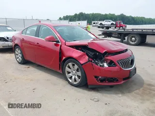 2015 Buick Regal Premium I z VIN 2G4GN5EXXF9176227, wystawiony jako IAAI lot #42417770 z przebiegiem 109 261 mil mil oraz . Historia ofert i sprzedaży dostępna na DreamBid. Obrazek 1.