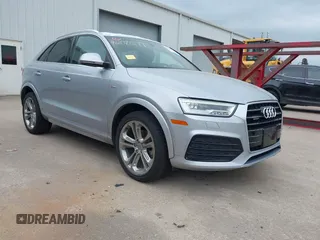 2018 Audi Q3 Premium Plus z VIN WA1JCCFS8JR023281, wystawiony jako IAAI lot #42071289 z przebiegiem 71 335 mil mil oraz . Historia ofert i sprzedaży dostępna na DreamBid. Obrazek 1.