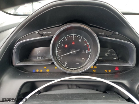 2019 Mazda CX-3 Grand Touring with VIN JM1DKDD75K1460648, listed as a Copart auction lot 85138064 with 64,817 mi miles and Salvage Title. Bid and sale history available at carsss.com. Image 9.