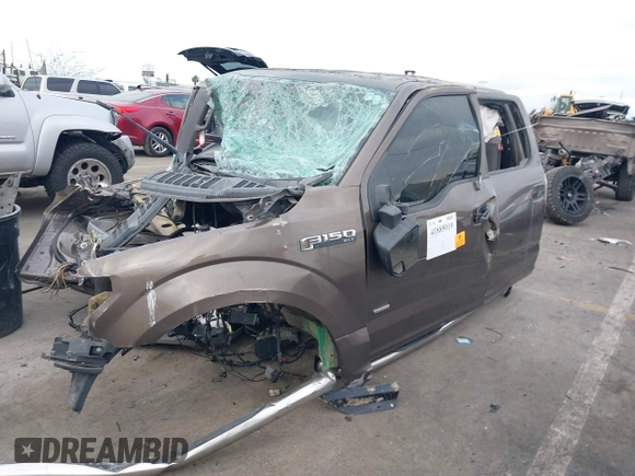 2016 Ford F-150 XL with VIN 1FTEW1CP2GKD24097, listed as a IAAI auction lot 41885019 with Not Provided miles and . Bid and sale history available at carsss.com. Image 2.
