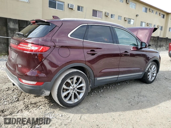 2017 Lincoln MKC Select with VIN 5LMCJ2C98HUL32796, listed as a Copart auction lot 75353834 with 99,321 mi miles and Salvage Title. Bid and sale history available at DreamBid. Image 3.