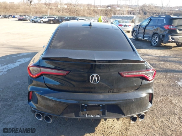 2023 Acura TLX Type S with VIN 19UUB7F06PA002711, listed as a IAAI auction lot 41641648 with 1 mi miles. Bid and sale history available at carsss.com. Image 15.