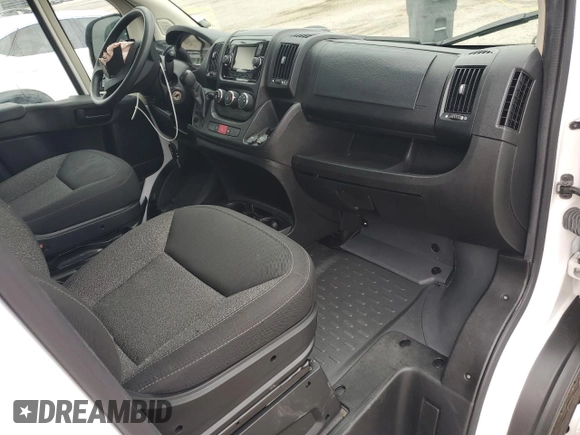 2019 Ram ProMaster Cargo with VIN 3C6TRVCG2KE539424, listed as a Copart auction lot 41985374 with 80,597 mi miles and . Bid and sale history available at DreamBid. Image 8.