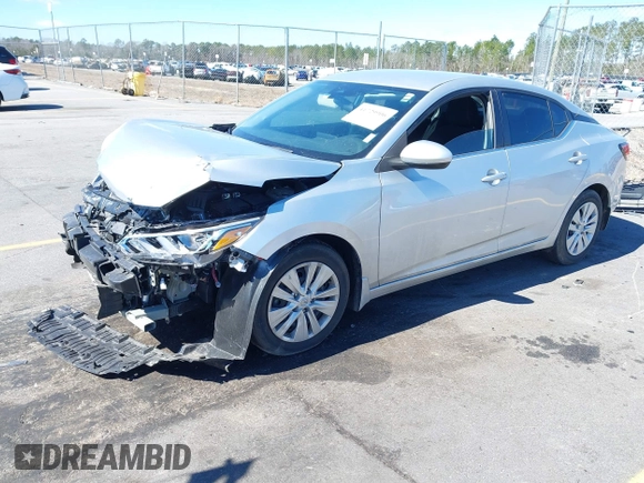 2023 Nissan Sentra S with VIN 3N1AB8BV0PY273691, listed as a IAAI auction lot 41729906 with 21,572 mi miles and . Bid and sale history available at DreamBid. Image 20.