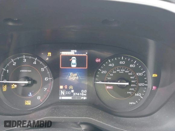 2023 Subaru Crosstrek Premium with VIN JF2GTAPC6PH261240, listed as a IAAI auction lot 42413222 with 37,416 mi miles and . Bid and sale history available at DreamBid. Image 7.