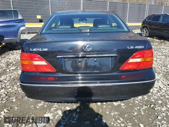2003 Lexus LS 430 z VIN JTHBN30FX30098697, wystawiony jako Copart lot #49048675 z przebiegiem 257 035 mil mil oraz Szkoda całkowita • Salvage title. Historia ofert i sprzedaży dostępna na DreamBid. Obrazek 6.