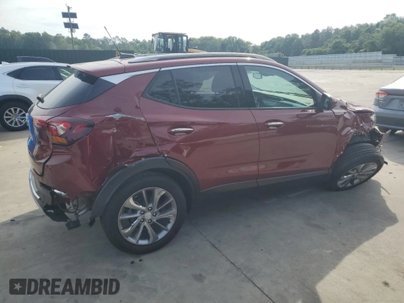 2023 Buick Encore GX Essence with VIN KL4MMFSL7PB029312, listed as a Copart auction lot 56544235 with 5,059 mi miles and Salvage title. Bid and sale history available at DreamBid. Image 3.