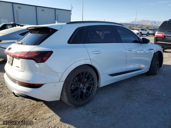 2022 Audi e-tron Chronos with VIN WA1VABGE9NB040096, listed as a Copart auction lot 44611785 with 49,609 mi miles and Salvage Title. Bid and sale history available at carsss.com. Image 3.