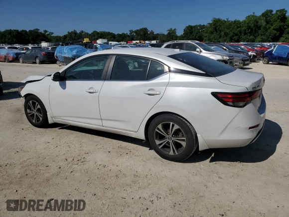2020 Nissan Sentra SV with VIN 3N1AB8CV4LY215043, listed as a Copart auction lot 52383915 with 85,770 mi miles and Non Repairable. Bid and sale history available at carsss.com. Image 2.