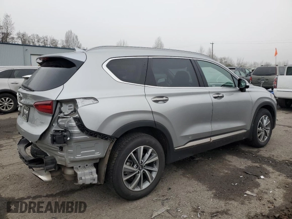 2020 Hyundai Santa Fe Limited with VIN 5NMS5CADXLH187314, listed as a Copart auction lot 87905395 with 35,904 mi miles and Salvage Title. Bid and sale history available at DreamBid. Image 3.