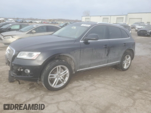 2014 Audi Q5 Premium Plus with VIN WA1LFAFP6EA020769, listed as a Copart auction lot 46146605 with 95,676 mi miles and Salvage Title. Bid and sale history available at carsss.com. Image 1.