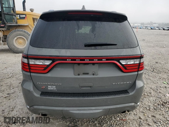 2022 Dodge Durango Citadel with VIN 1C4RDJEG4NC101099, listed as a Copart auction lot 72039274 with 24,240 mi miles and Salvage title. Bid and sale history available at DreamBid. Image 6.