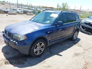 2005 BMW X3 3.0i z VIN WBXPA93495WD18997, wystawiony jako IAAI lot #42337154 z przebiegiem 189 409 mil mil oraz . Historia ofert i sprzedaży dostępna na DreamBid. Obrazek 2.
