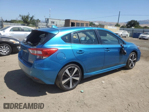 2017 Subaru Impreza Special Sports with VIN 4S3GTAM60H3749305, listed as a Copart auction lot 58734365 with 61,828 mi miles and Salvage title. Bid and sale history available at DreamBid. Image 3.