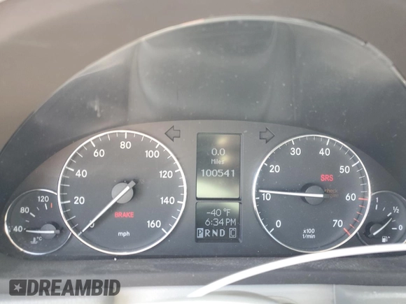 2005 Mercedes-Benz C 240 с VIN WDBRF81J75F705005, выставлен на аукционе Copart как лот 61305545 с пробегом 100 541 миль миль и Списание • Salvage title. История ставок и продаж доступна на DreamBid. Изображение 9.