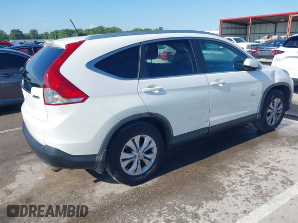 2013 Honda CR-V EX-L z VIN 5J6RM4H75DL039055, wystawiony jako IAAI lot #42368428 z przebiegiem 156 419 mil mil oraz . Historia ofert i sprzedaży dostępna na DreamBid. Obrazek 4.