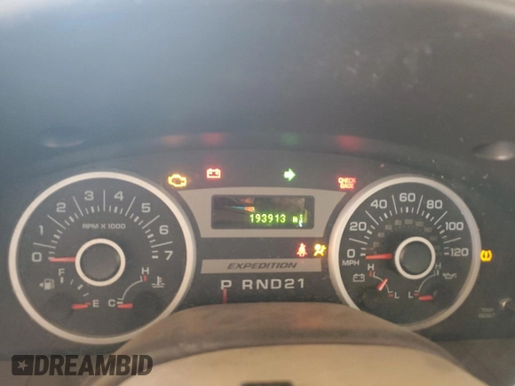 2005 Ford Expedition Eddie Bauer with VIN 1FMFU17555LA23457, listed as a Copart auction lot 43402075 with 193,913 mi miles and Salvage Title. Bid and sale history available at carsss.com. Image 9.