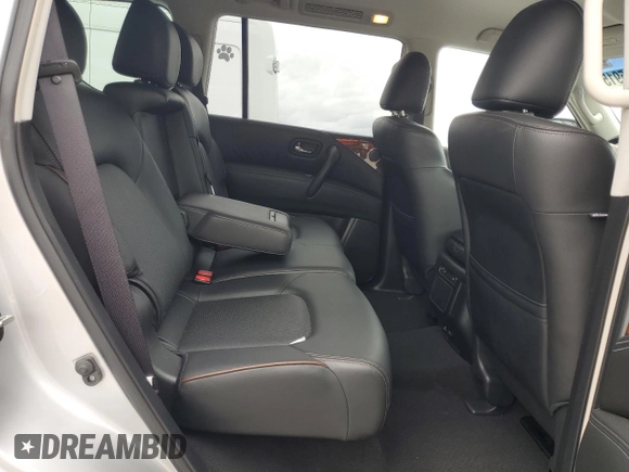 2017 Nissan Armada SL with VIN JN8AY2ND6H9011388, listed as a Copart auction lot 51095915 with 44,735 mi miles and Salvage Title. Bid and sale history available at carsss.com. Image 11.