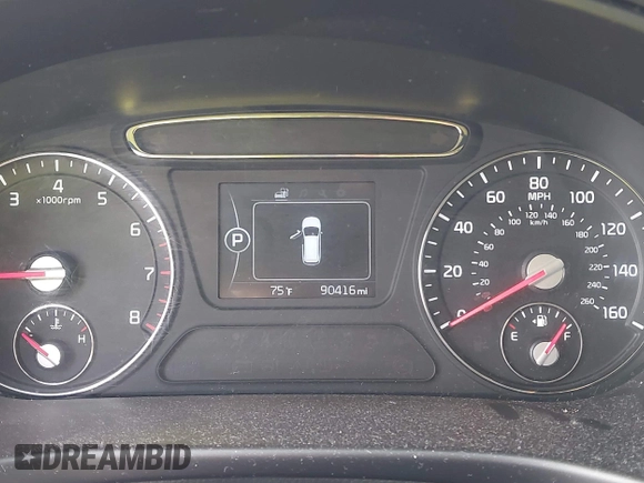 2017 Kia Sorento LX with VIN 5XYPG4A38HG287491, listed as a IAAI auction lot 41460593 with 90,416 mi miles. Bid and sale history available at carsss.com. Image 7.