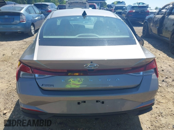 2022 Hyundai Elantra SEL with VIN KMHLM4AGXNU283362, listed as a IAAI auction lot 41981190 with 23,575 mi miles and . Bid and sale history available at DreamBid. Image 16.