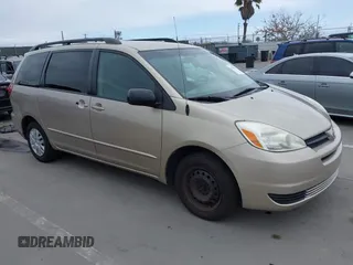 2005 Toyota Sienna CE with VIN 5TDZA23C75S356715, listed as a IAAI auction lot 42202738 with 107,796 mi miles and . Bid and sale history available at DreamBid. Image 1.