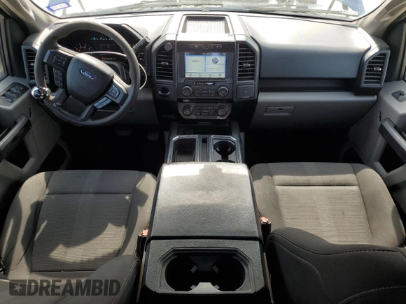 2017 Ford F-150 XL with VIN 1FTEW1CP9HKE14736, listed as a Copart auction lot 53297785 with 195,991 mi miles and Salvage Title. Bid and sale history available at carsss.com. Image 8.