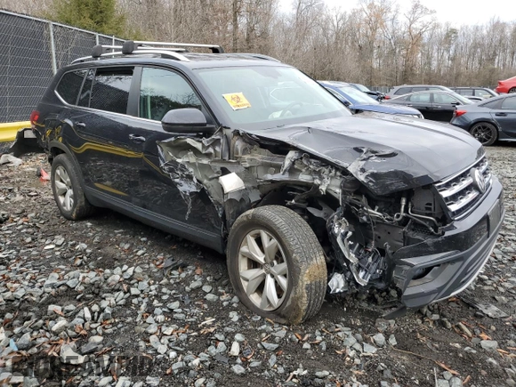 2019 Volkswagen Atlas S z VIN 1V2AP2CA5KC589675, wystawiony jako Copart lot #85564084 z przebiegiem 54 915 mil mil oraz Szkoda całkowita • Salvage title. Historia ofert i sprzedaży dostępna na DreamBid. Obrazek 4.