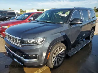 2023 Jeep Grand Wagoneer z VIN 1C4SJVEJ3PS543104, wystawiony jako Copart lot #73866264 z przebiegiem 6 598 mil mil oraz Nie do naprawy • Non repairable. Historia ofert i sprzedaży dostępna na DreamBid. Obrazek 1.
