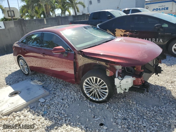 2020 Toyota Avalon Limited with VIN 4T1DZ1FB8LU045685, listed as a Copart auction lot 47744585 with 21,819 mi miles and Salvage Title. Bid and sale history available at carsss.com. Image 4.