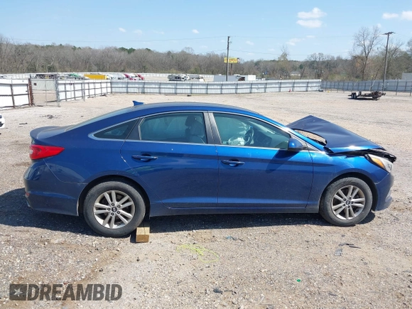 2017 Hyundai Sonata SE with VIN 5NPE24AF6HH518994, listed as a IAAI auction lot 41764608 with 74,761 mi miles. Bid and sale history available at carsss.com. Image 14.