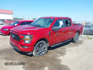 2023 Ford F-150 XL with VIN 1FTFW1E52PKD45404, listed as a IAAI auction lot 40365362 with 9,374 mi miles. Bid and sale history available at carsss.com. Image 2.