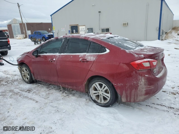 2017 Chevrolet Cruze LT with VIN 1G1BH5SE5H7271199, listed as a Copart auction lot 88454105 with 0 mi miles and Salvage Title. Bid and sale history available at carsss.com. Image 2.
