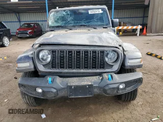2024 Jeep Wrangler Sport S with VIN 1C4RJXN64RW202828, listed as a Copart auction lot 54202415 with 30,459 mi miles and Salvage title. Bid and sale history available at DreamBid. Image 5.