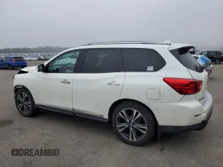 2020 Nissan Pathfinder Platinum with VIN 5N1DR2DMXLC639291, listed as a Copart auction lot 61467715 with 97,949 mi miles and Salvage title. Bid and sale history available at DreamBid. Image 2.