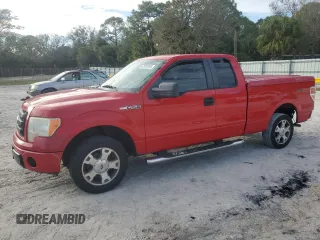 2009 Ford F-150 STX with VIN 1FTRX12W99FA50996, listed as a Copart auction lot 42463195 with 200,788 mi miles and Salvage Title. Bid and sale history available at carsss.com. Image 1.