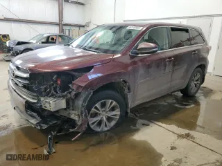 2015 Toyota Highlander LE with VIN 5TDBKRFH7FS181785, listed as a Copart auction lot 46100905 with 326,520 mi miles and Salvage Title. Bid and sale history available at carsss.com. Image 1.