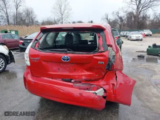 2012 Toyota Prius v Two with VIN JTDZN3EU3C3012636, listed as a IAAI auction lot 41485685 with 186,053 mi miles. Bid and sale history available at carsss.com. Image 16.